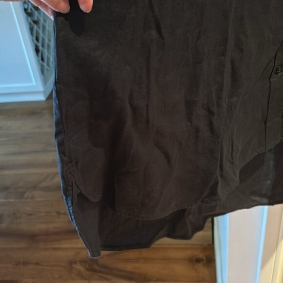 NWT EVERLANE The Daytripper Dress in Linen XS BLACK - Picture 6 of 16